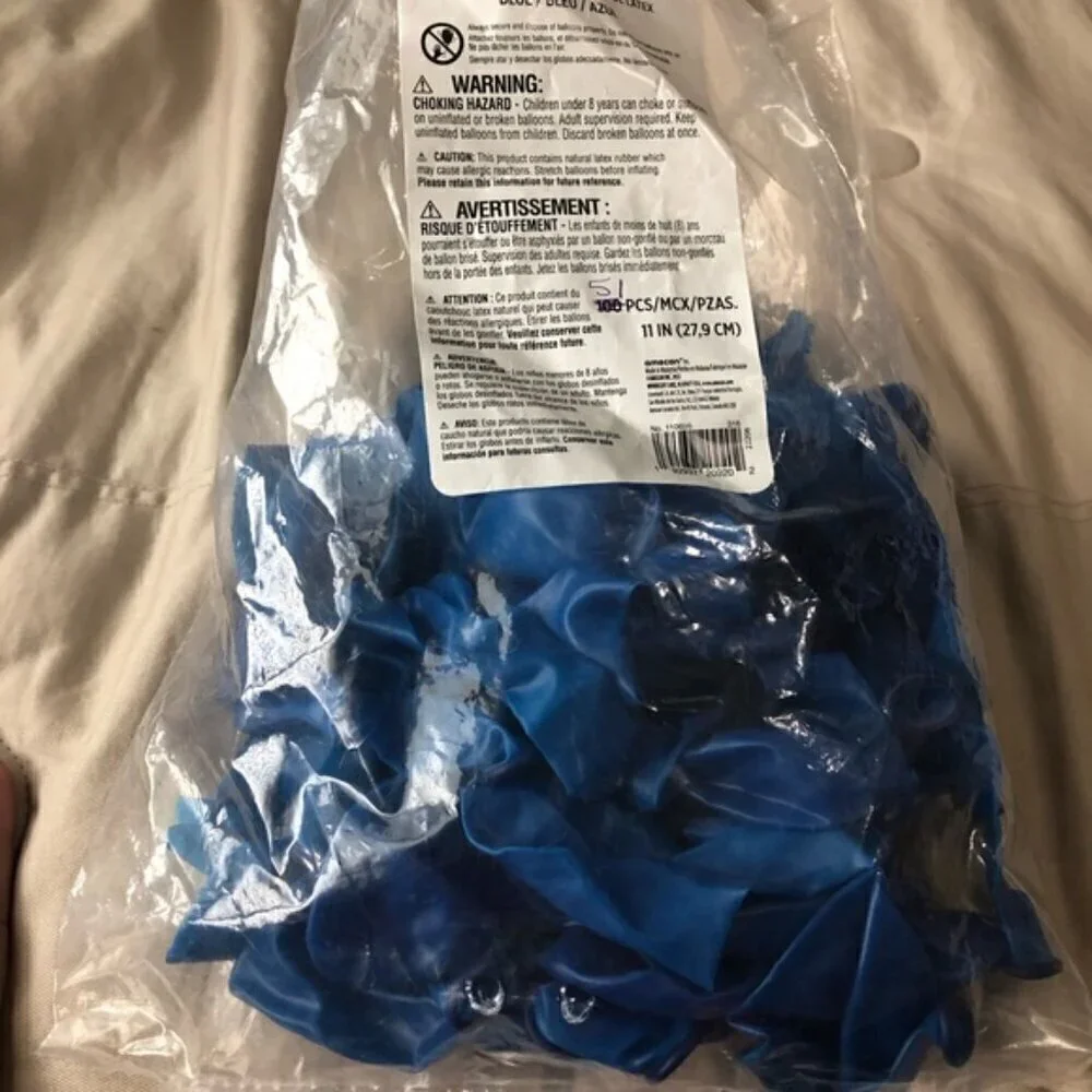 Set of 51 Blue Balloons 11”